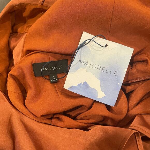 NEW Majorelle Nelly Mini Dress in Terracotta Brown Size Small - Picture 7 of 11